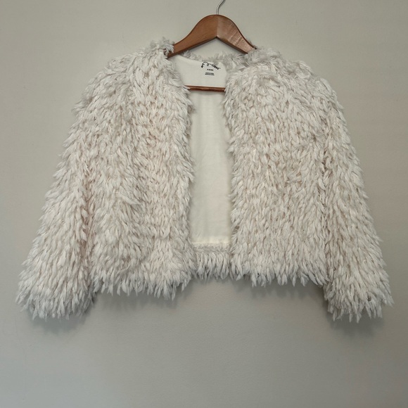 Art Class Shag Cream Size 6/6X Girl’s Jacket! - Picture 1 of 6